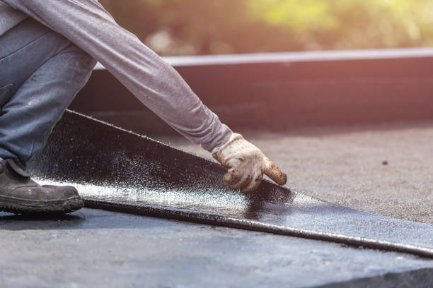 Professional Basement Waterproofing technician working in Straughn, IN